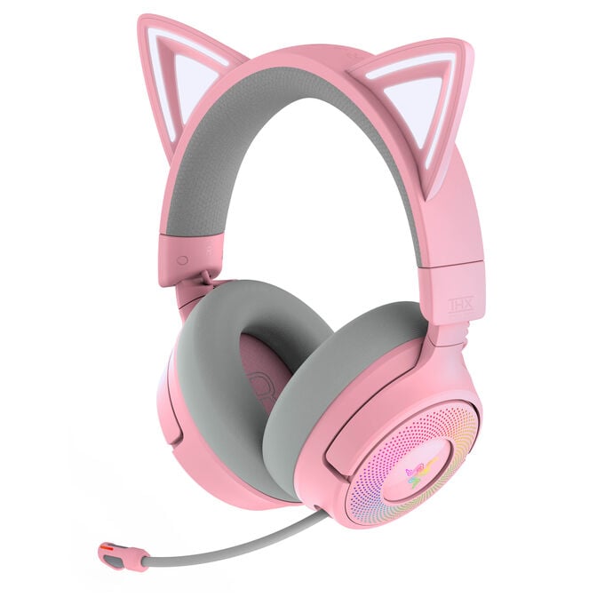 Razer Kraken Kitty V3 Pro wireless gaming headset, Chroma RGB - quartz image number 0