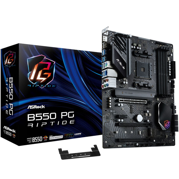 ASRock B550 PG Riptide, AMD B550 Mainboard - Sockel AM4 image number 0