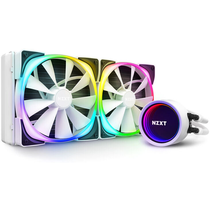 NZXT Kraken X63 RGB Komplett-Wasserkühlung - 280mm, weiß