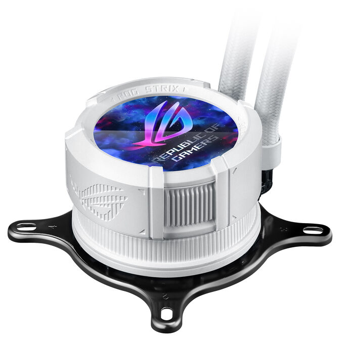 ASUS ROG Strix LC III 360 ARGB LCD All-in-One-Wasserk&uuml;hlung - 360mm, wei&szlig; image number 3