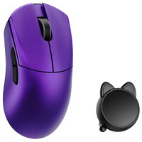 WLMOUSE HUAN Gaming Maus, Omron Optical Switches - lila