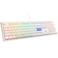 Ducky One 3 Classic Pure White Gaming Tastatur, RGB LED - MX-Blue (US)