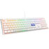 Ducky One 3 Classic Pure White Gaming Tastatur, RGB LED - MX-Blue (US) image number null