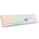 Ducky One 3 Classic Pure White Gaming Tastatur, RGB LED - MX-Blue (US)