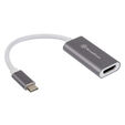 SilverStone SST-EP07C-E - USB 3.1 Type C auf HDMI V2.0b Adapter - grau image number null