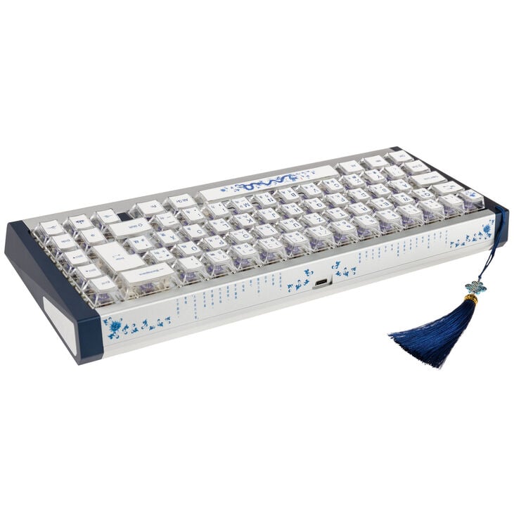 Ducky Year of the Dragon Gaming Keyboard, 75%, Hot-Swap capable, RGB, ISO - MX2A Purple image number 3