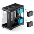 Jonsbo TK-4 Geh&auml;use, Midi-Tower, ATX, Tempered Glass - schwarz image number null