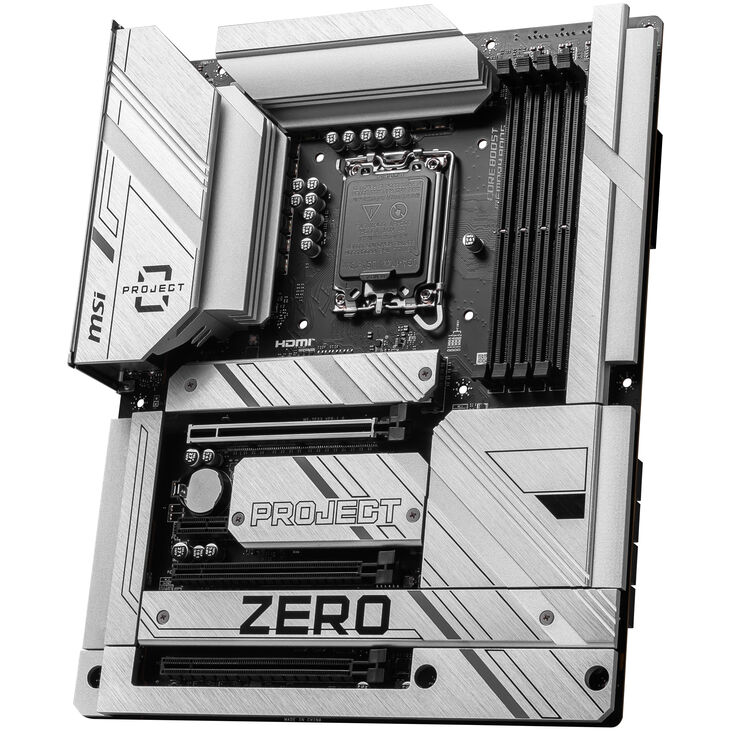 MSI Z790 Project Zero, Sockel LGA 1700, Intel Z790, ATX - DDR5, Back-Connect-Design image number 5