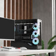 Aerocool P500A PC-Geh&auml;use, Midi-Tower, ATX, Tempered Glass, RGB - schwarz image number null
