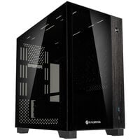 Raijintek PAEAN MINI Mini-ITX Geh&auml;use, Tempered Glass - schwarz