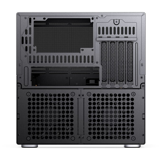 Jonsbo N6 NAS Case, Cube Case, mATX, Steel/Mesh - Black image number 3