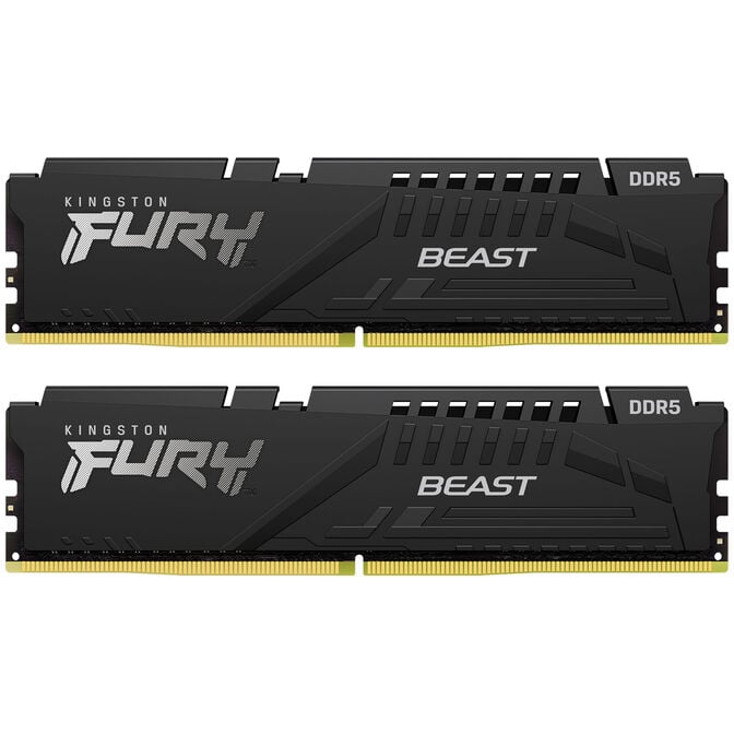 Kingston Fury Beast Black DDR5-6000 RAM, CL36, EXPO, XMP - 64 GB Dual-Kit, schwarz image number 0
