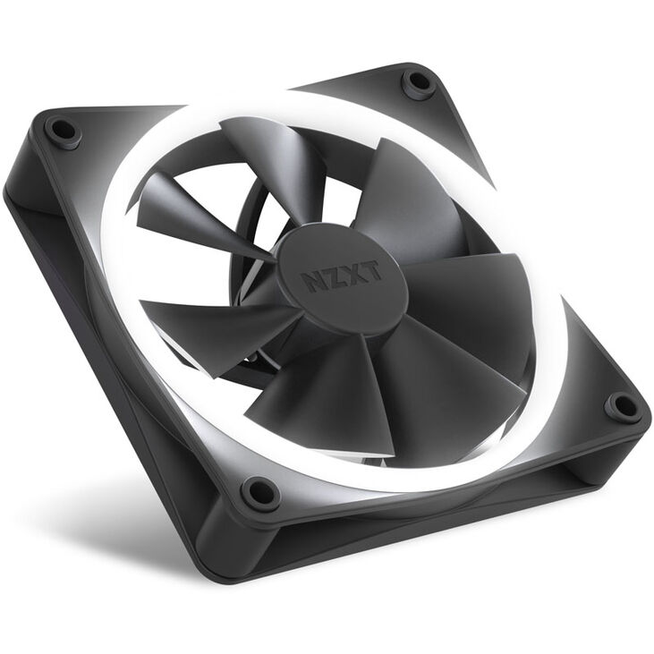 NZXT F120 PWM-Lüfter, schwarz image number 4