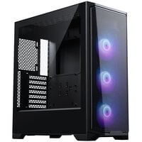 Phanteks Eclipse G370A PC-Geh&auml;use, Midi-Tower, SSI-EEB, RGB, Tempered Glass - inklusive 3x 120-mm-L&uuml;fter, schwarz