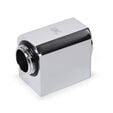 Alphacool Low Profile Adapter 90 Grad G1/4 Zoll AG auf G1/4 Zoll IG - drehbar - Chrome image number null