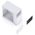 Jonsbo D41 Screen ATX Geh&auml;use, Tempered Glass - wei&szlig; image number null