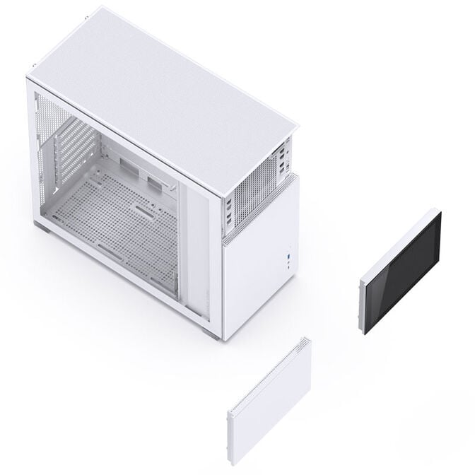 Jonsbo D41 Screen ATX Geh&auml;use, Tempered Glass - wei&szlig; image number 6
