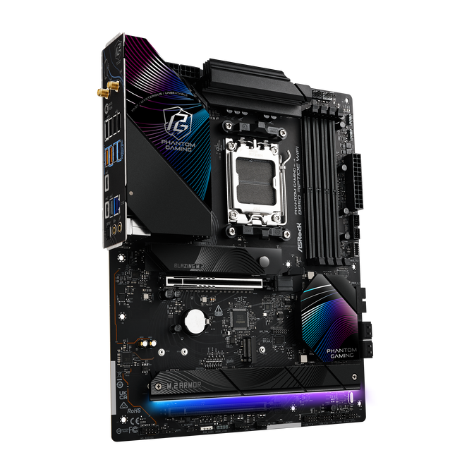 ASROCK B850 Riptide WiFi motherboard, socket AM5, AMD B850, ATX, DDR5 image number 1