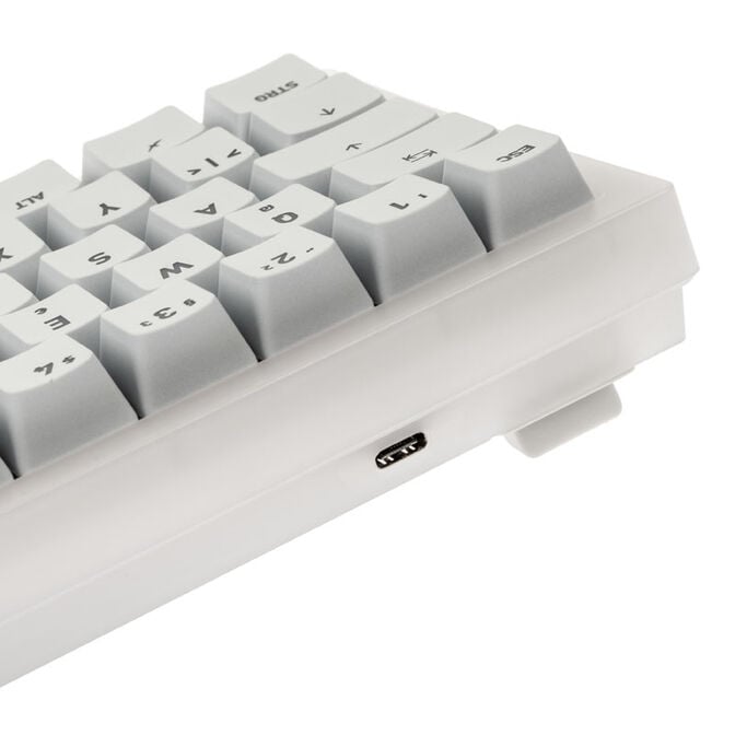 Cherry Xtrfy K5 Gaming Tastatur, TKL, RGB - transparent/wei&szlig; image number 7