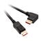 InLine 8K (UHD-2) DisplayPort Cable, right angled, black - 1m