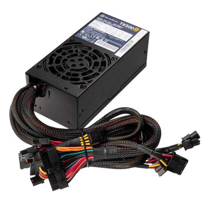 SilverStone SST-TX500-G TFX power supply, 80 PLUS Gold - 500 Watt image number 2