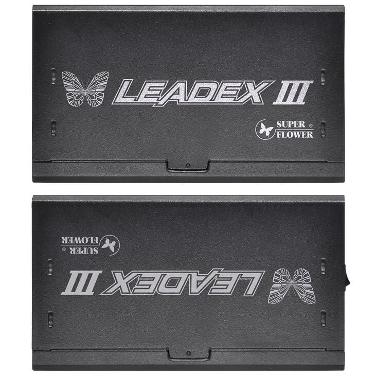 Super Flower LEADEX III GOLD UP 850W 80 PLUS Gold Power Supply, PCIe 5.1, ATX 3.1 - 850 Watt, black image number 3