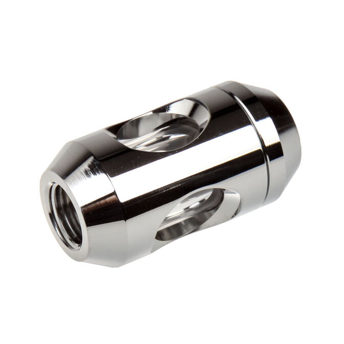 Bitspower In-Line Filter - shiny silver image number 1