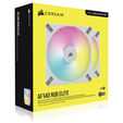 Corsair AF Elite Series RGB PWM Fan 2-Pack including RGB Controller - 140mm, white image number null
