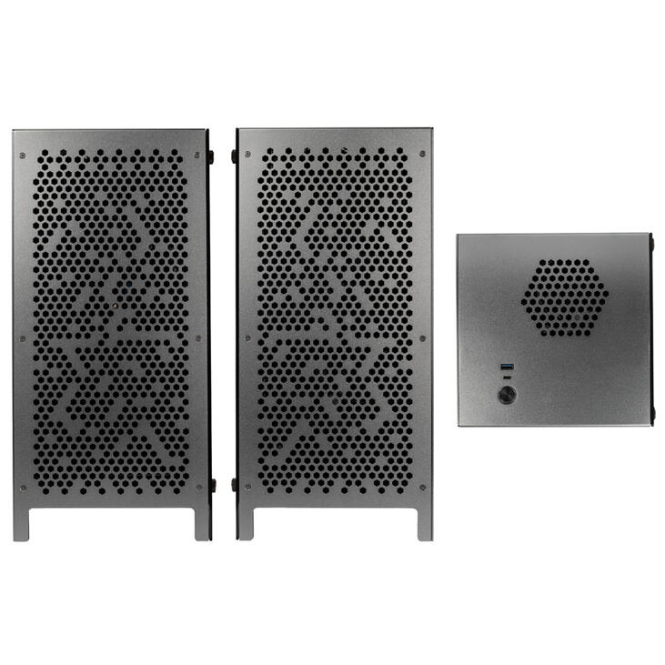 Kolink Rocket Complex Aluminium Mini-ITX Gehäuse - Gunmetal Grey image number 3