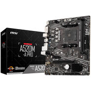 MSI A520M-A Pro Mainboard, Socket AM4, AMD A520, Micro-ATX, DDR4