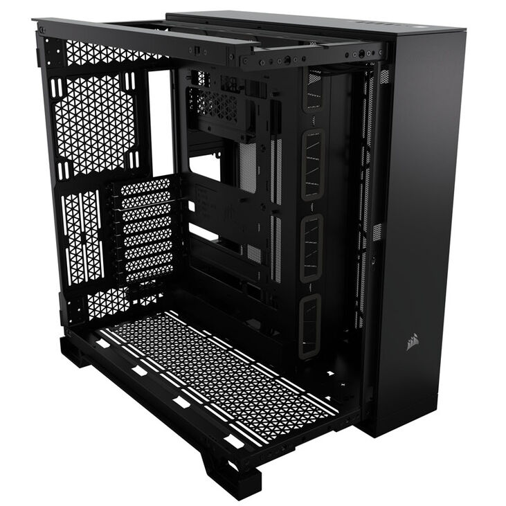 Corsair 6500D Airflow Mid Tower, Tempered Glass - Black image number 6