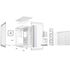 be quiet! Light Base 900 FX Big-Tower, Tempered Glass, ARGB - weiß image number null
