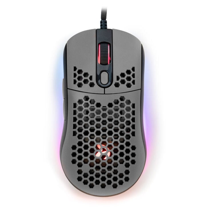 Arozzi Favo Ultra Light Gamingmaus - schwarz/grau image number 1