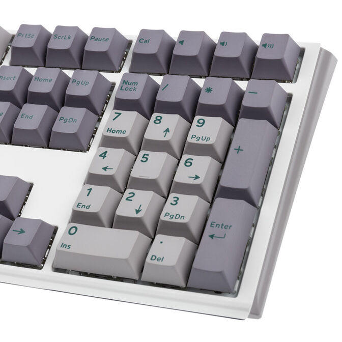 Ducky One 3 Mist Grey Gaming Keyboard, RGB LED - MX-Silent-Red (US) image number 7