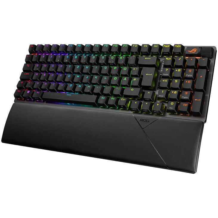 ASUS ROG Strix Scope II 96 Wireless Gaming Tastatur, RGB - schwarz, ISO (DE), ROG NX Snow Switches image number 0