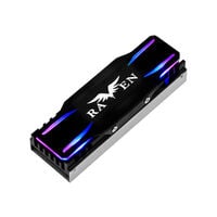 SilverStone SST-TP03-ARGB - M.2 SSD K&uuml;hler mit ARGB - schwarz