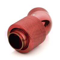 Bitspower Anschluss 45 Grad G1/4 ZollAG auf 16/13mm - drehbar, rot