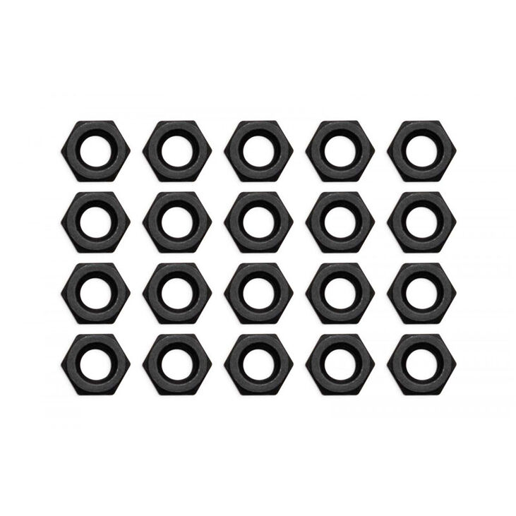 EK Water Blocks EK-Loop Nuts Set M4 - 20 Stück - schwarz image number 0