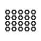 EK Water Blocks EK-Loop Nuts Set M4 - 20 Stück - schwarz