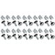 InLine Käfigmutternset M6, 20 Stück