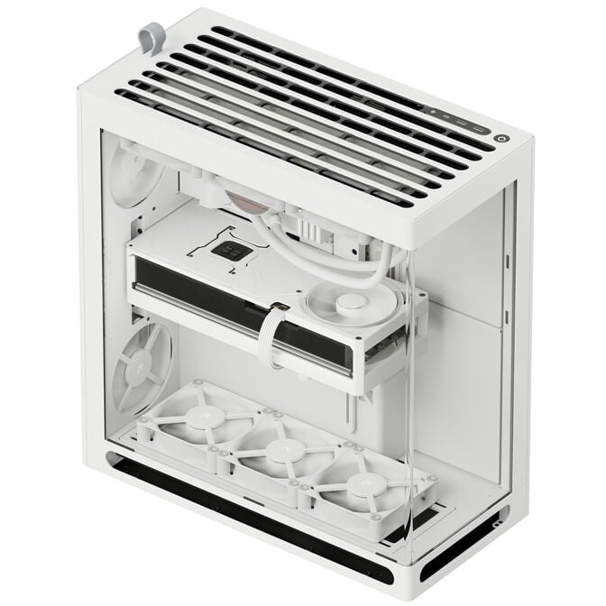 HAVN HS 360 PC-Geh&auml;use, Midi-Tower, ATX, Tempered Glass - wei&szlig; image number 4