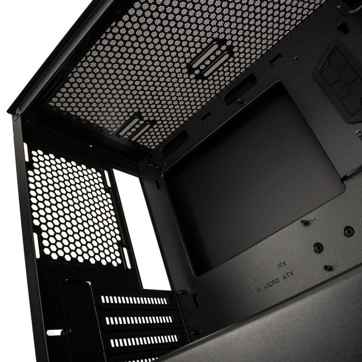 Lian Li LANCOOL 205M Mesh Micro-ATX Case, Tempered Glass - black image number 9