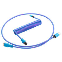 CableMod PRO Coiled Keyboard Cable USB-C to USB Type A, Galaxy Blue - 150cm