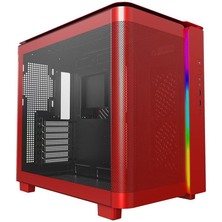 Montech KING 95 Mid Tower, Tempered Glass, ARGB - Red image number 8