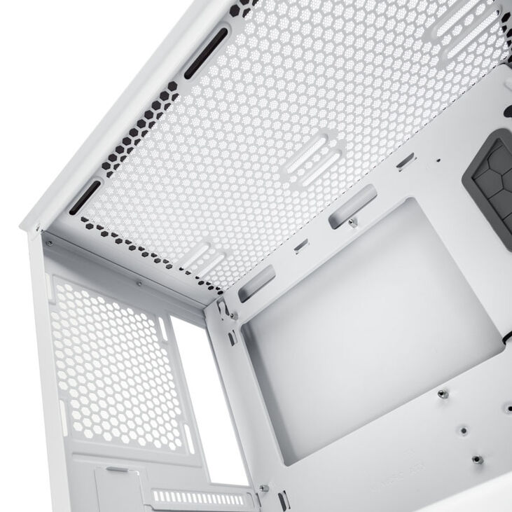 Lian Li LANCOOL 205M Mesh Micro-ATX Case, Tempered Glass - white image number 9
