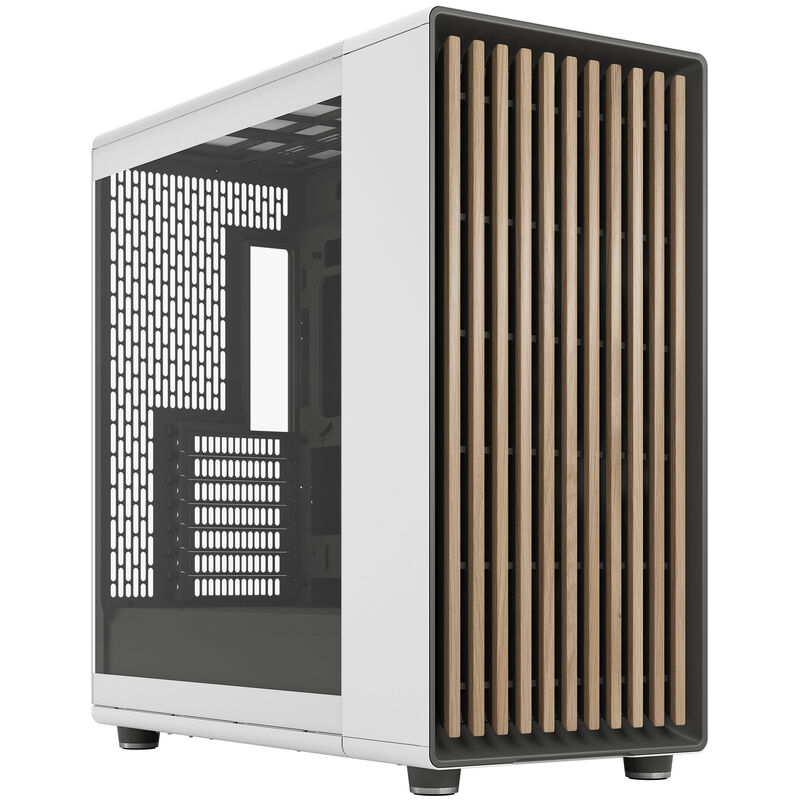 Fractal Design North XL RC Chalk TG Clear PC-Gehäuse, Midi-Tower, ATX, Tempered Glass - weiß