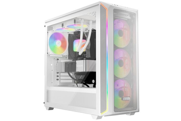 be quiet! Light Wings LX ARGB PWM High Speed Fan, Triple Pack - 140mm, white image number 3