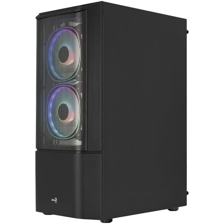 Aerocool Quantum Mesh v2 Midi-Tower, FRGB, Tempered Glass - schwarz image number 7