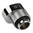 Bitspower X-Cross Adapter G1/4 inch male to G1/4 inch female - 5mm offset, silver image number null