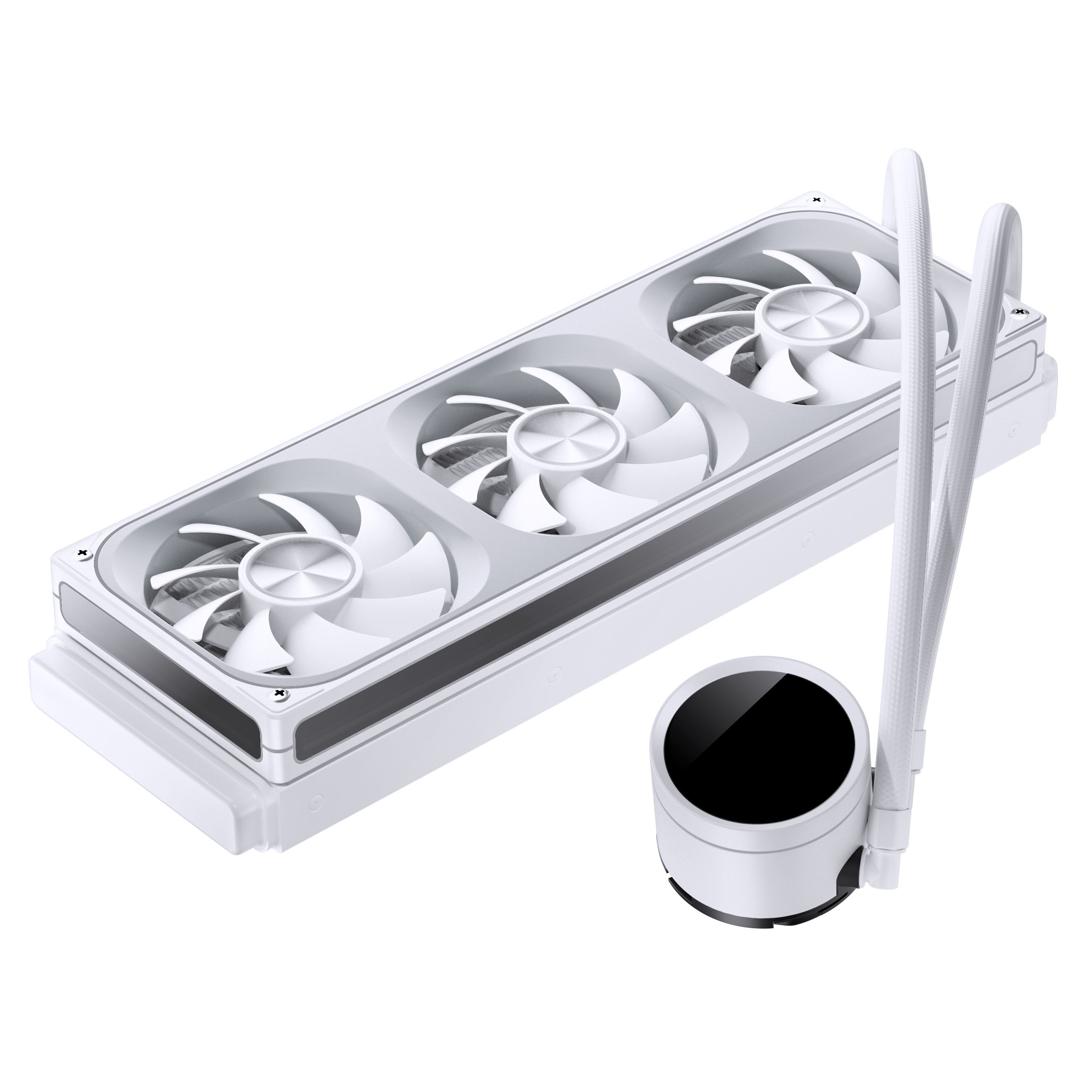 Jonsbo TH-360 AiO Watercooler, ARGB, Segment Display - 360mm, White